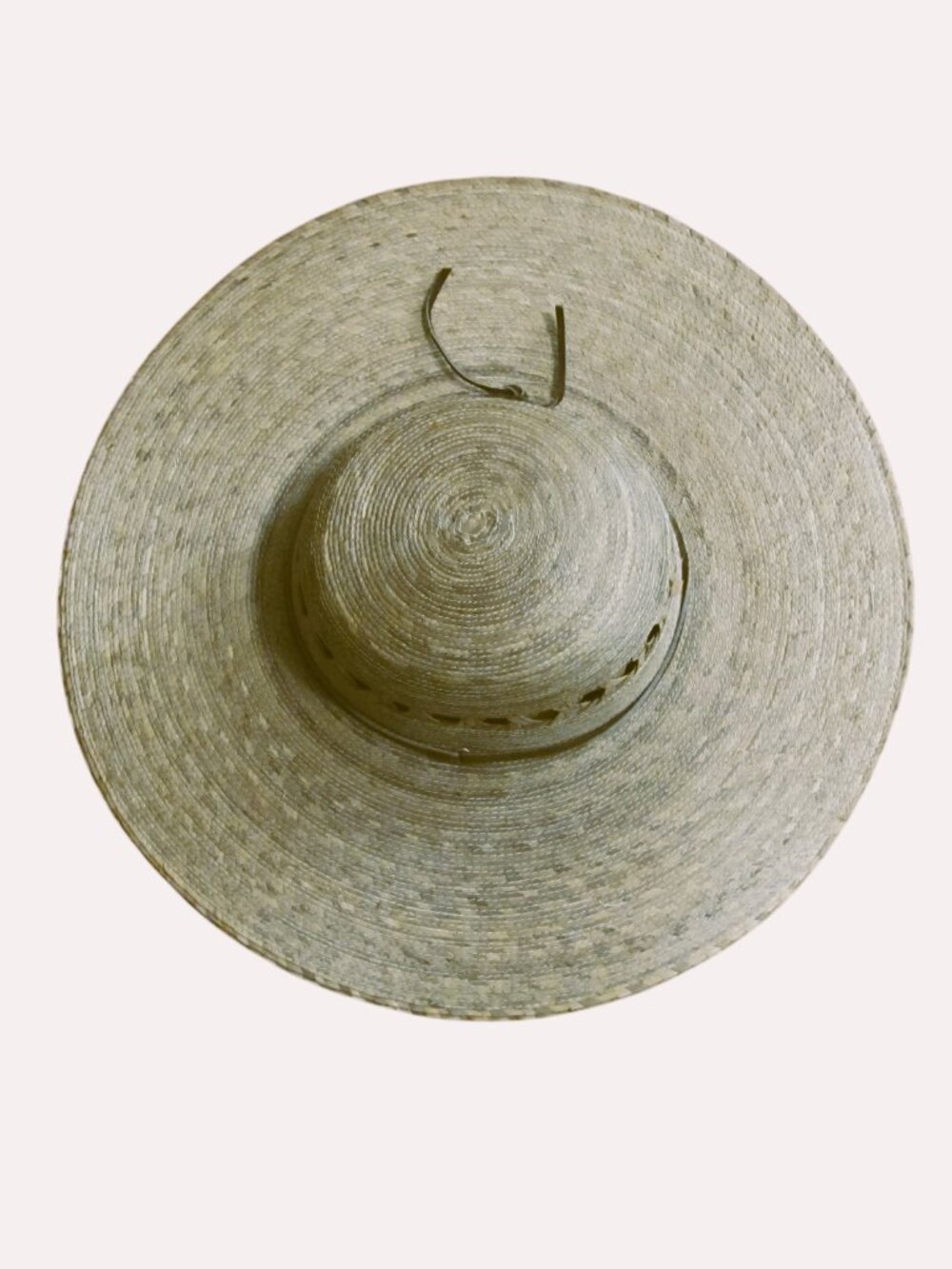 Tula Women’s Ranch Lattice Wide Brim Natural Palm Straw Hat